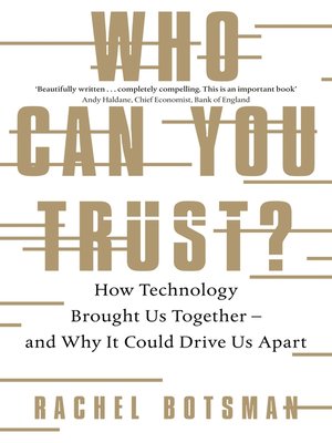 cover image of Who Can You Trust?